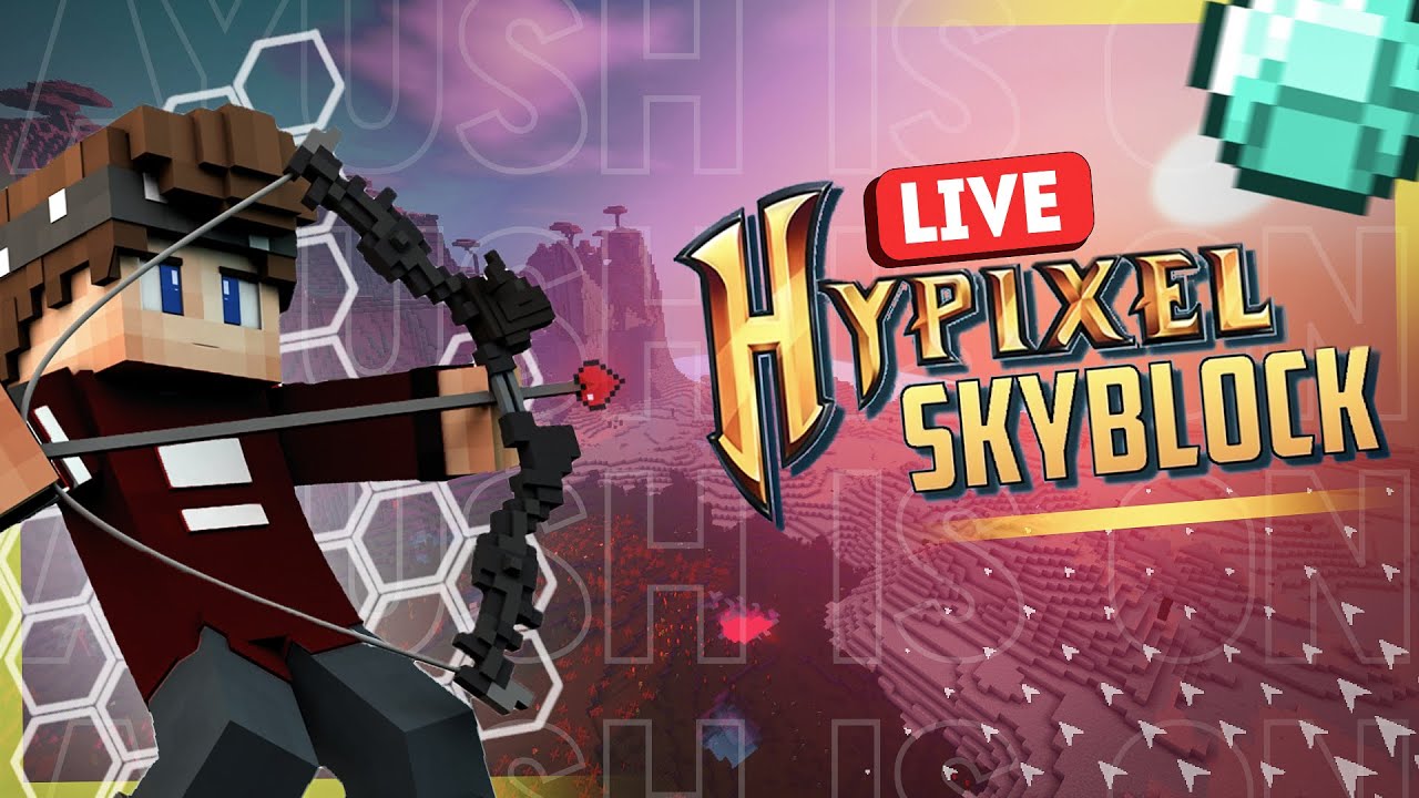 Grinding for Combat XP  in Hypixel Skyblock Minecraft Live India Hindi || Road to 400subs| #40
