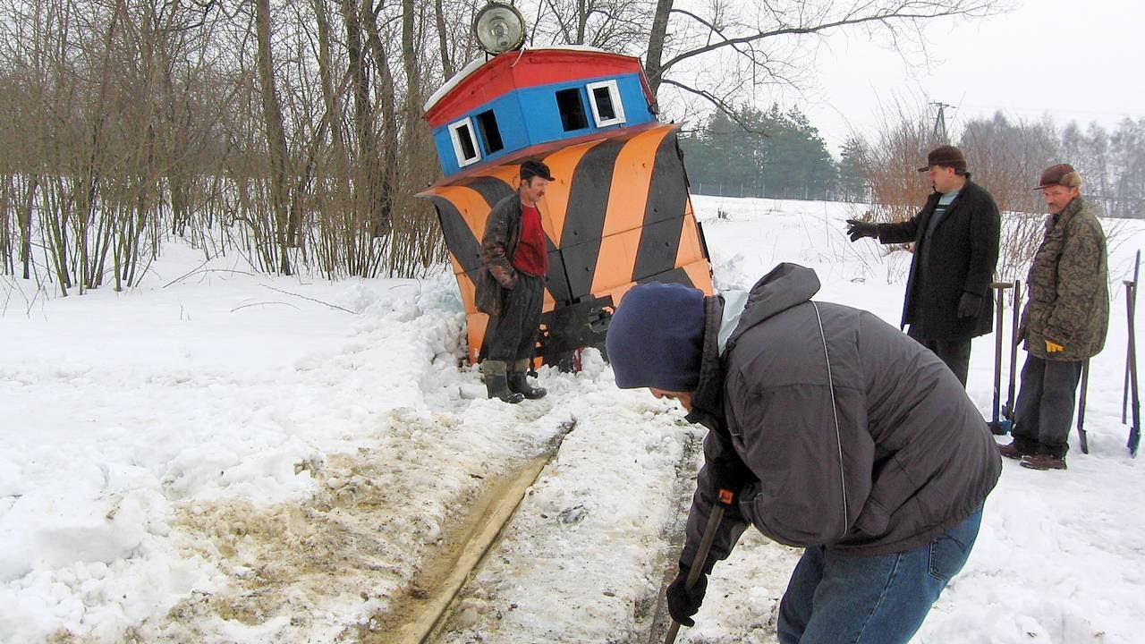 [20100220][JKD] Ostatni pociąg z pługiem w Jędrzejowie...