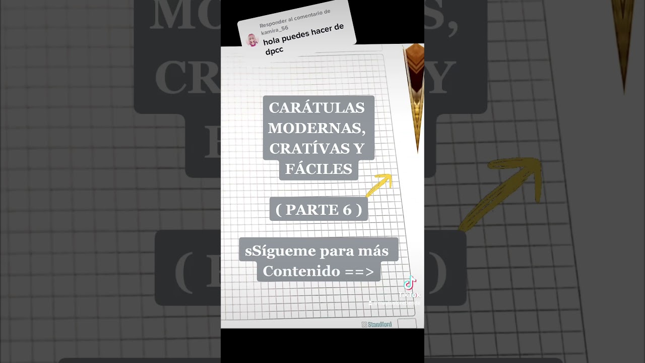 Car&aacute;tulas f&aacute;ciles, bonitas y modernas de DPSC 🎨👩🏻&zwj;🎨 #caratulas #portadasbonitas