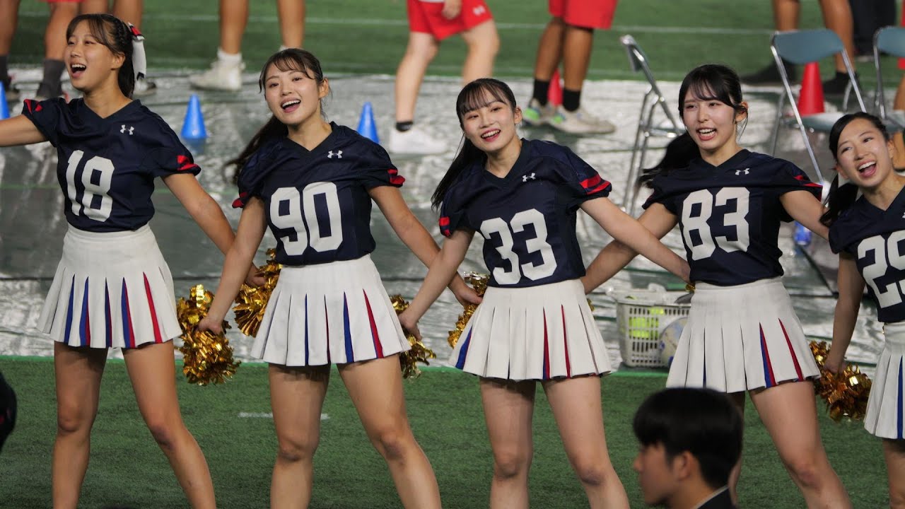 240921 関東大学アメフト　慶応大学チアさん　東京ドーム