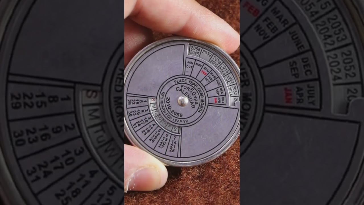 Spinning Calendar 🔥  Part 2 #shorts #timemachine #calendar #facts #knowledge