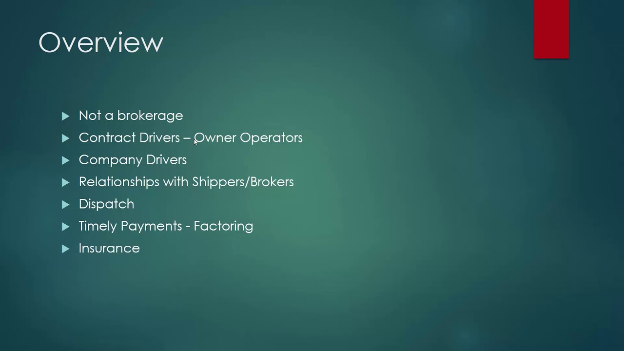 How To Start A Trucking Company (without a truck)