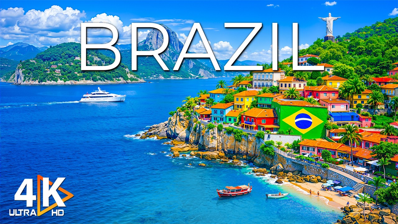 Brazil 4K | Epic Landscapes – Rainforests, Waterfalls & Iconic Coastal Views