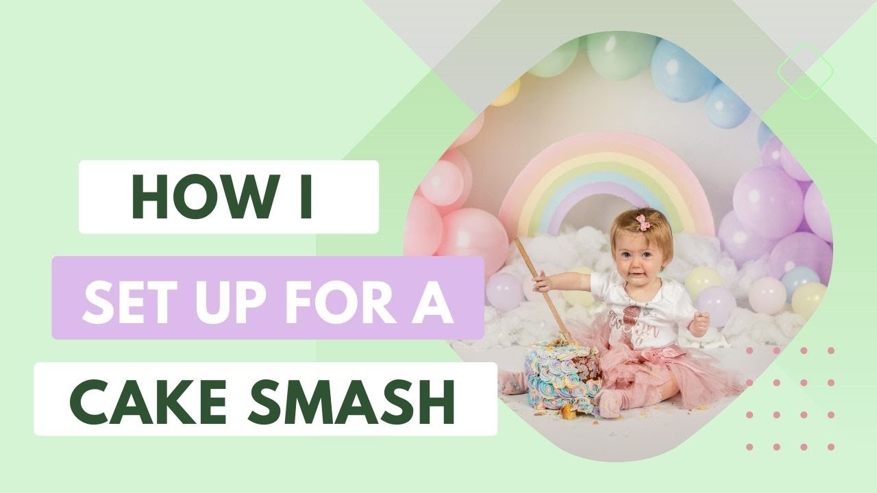 Katebackdrop - How i set up for a cake smash