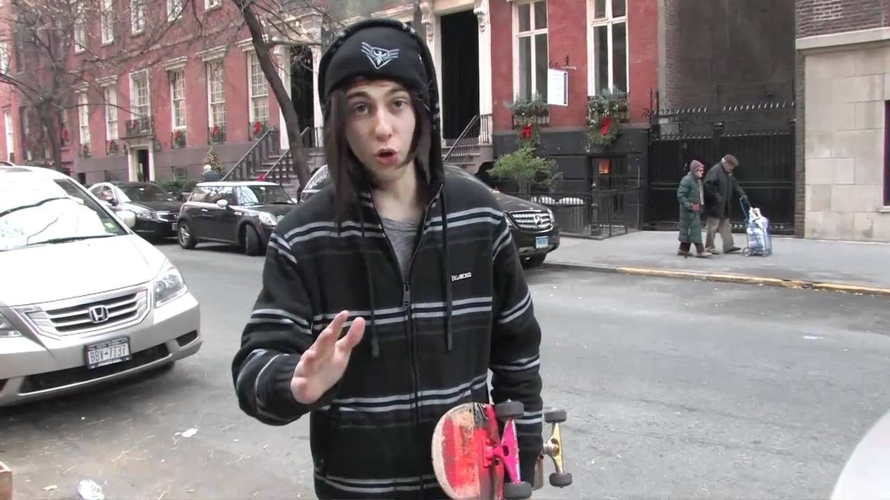 Random skateboarder interview