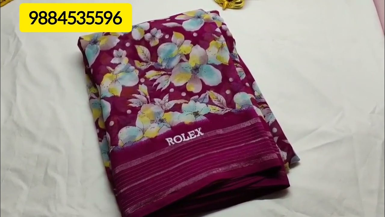 Premium Georgette Saree 9884535596 Rs 550/-  #saree #sarees #trending  #onlineshopping #sareeblouse