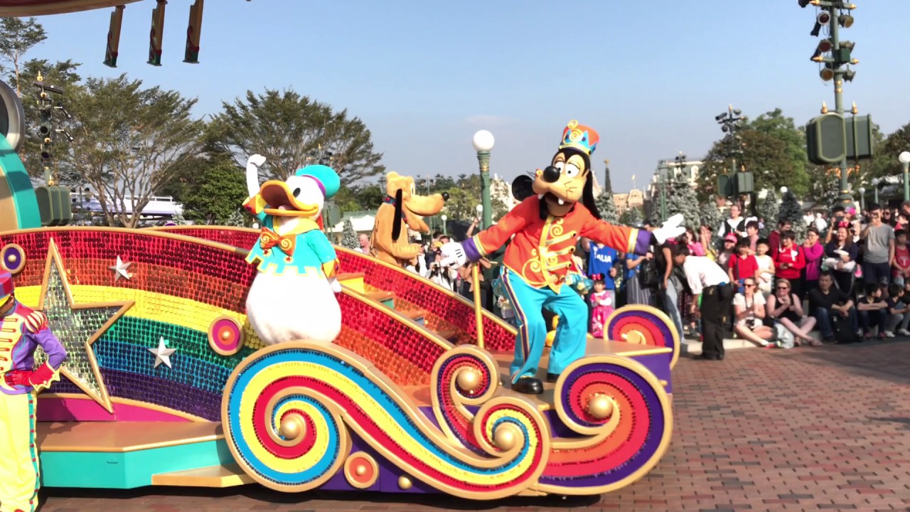 Disneyland Hong Kong afternoon parade full show 3 January 2017