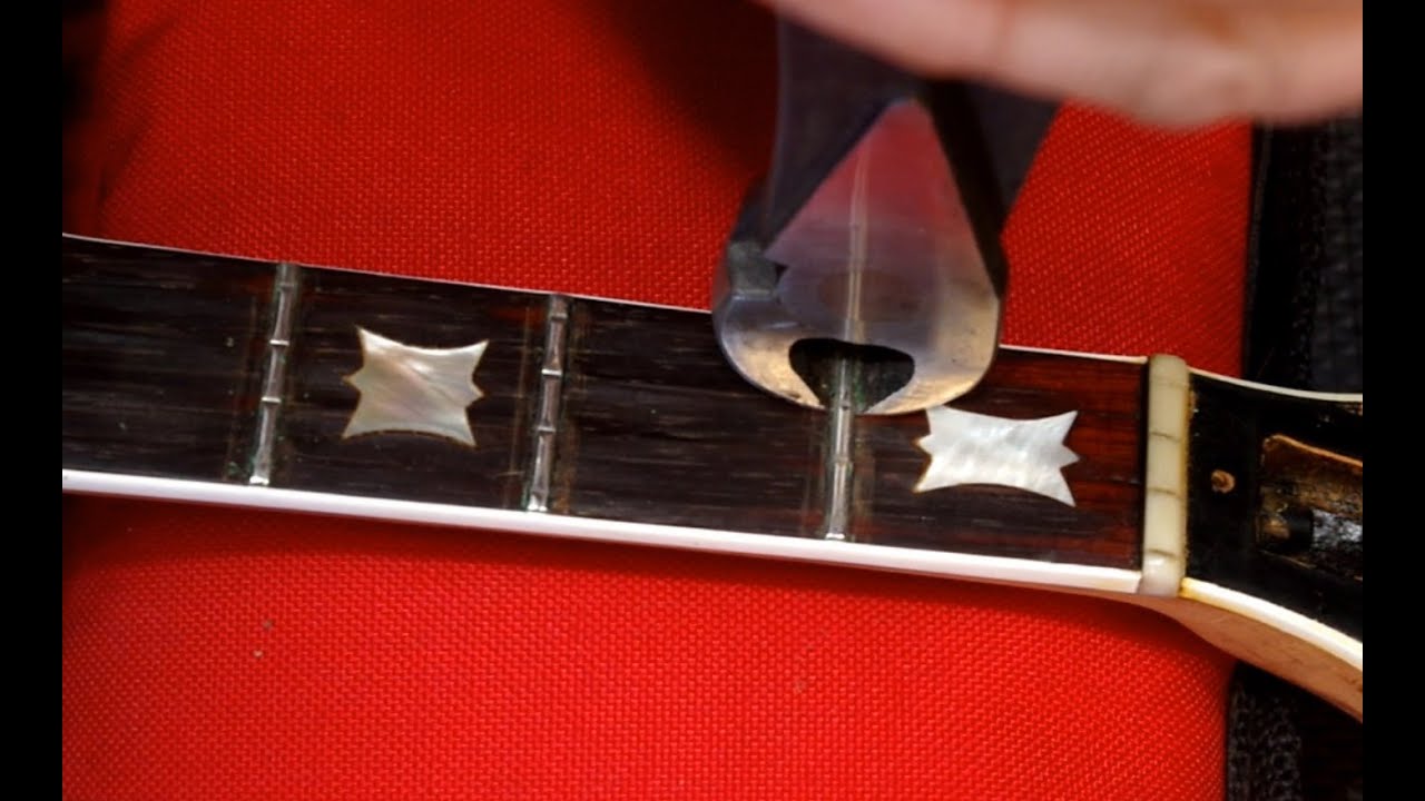 Let's pull some banjo frets!