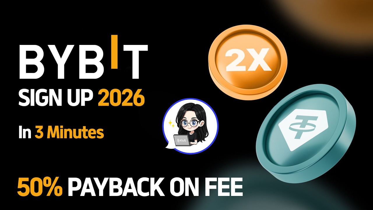 BYBIT Sign up Tutorial 2026 (In 3 minutes), 50% Payback on fee bonus #BYBIT #bybittutorial