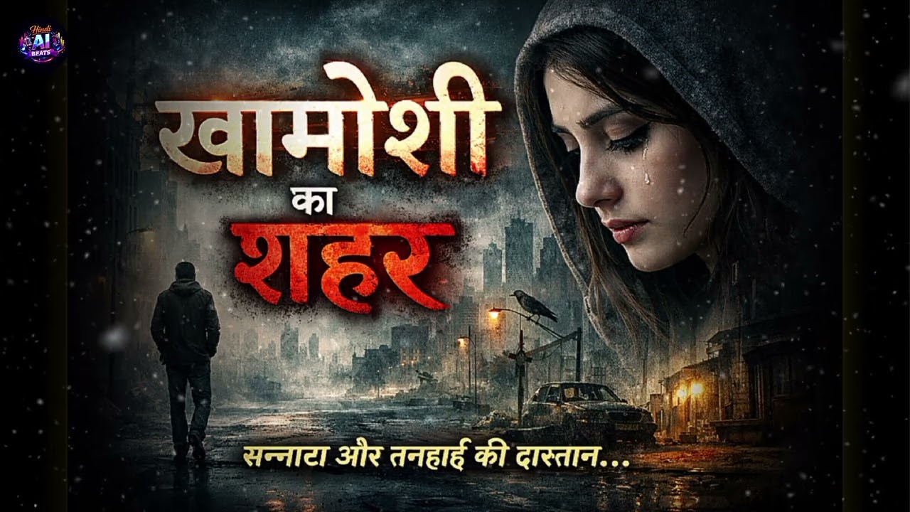 खामोशी का शहर | सन्नाटा, तन्हाई और गहरी भावनाएँ | Cinematic Music @HindiAIBeats #song #trending 