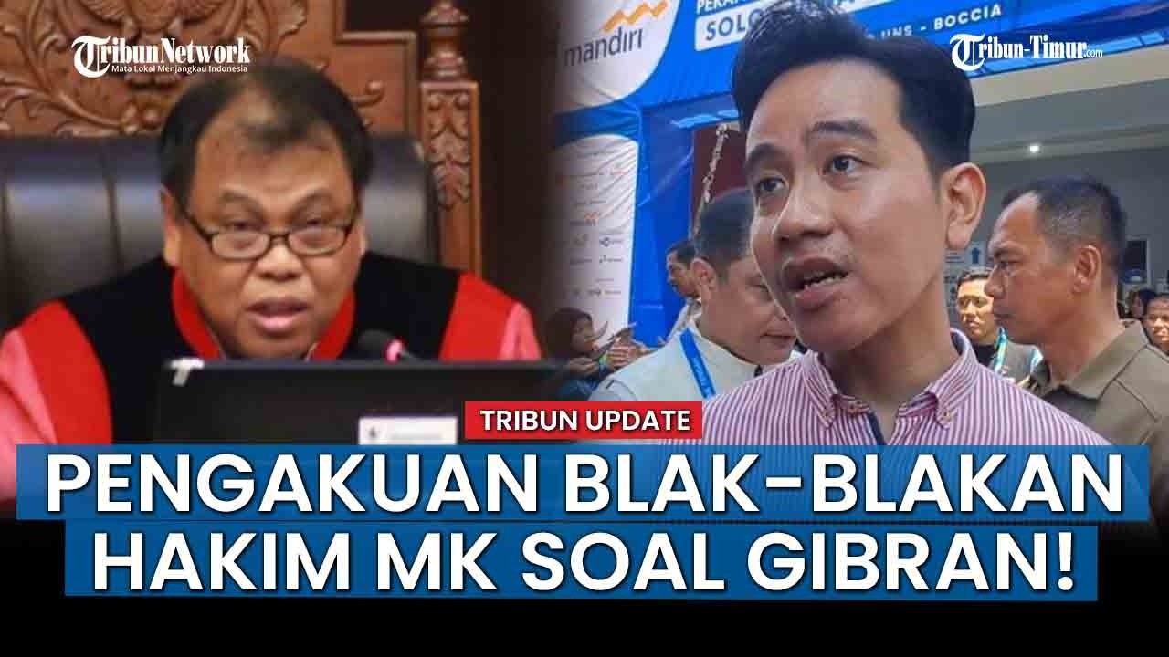 HOT NEWS; Akhirnya Arief Hidayat Mengaku Tertekan Ikut Putuskan Perkara Batas Usia Capres/Cawapres