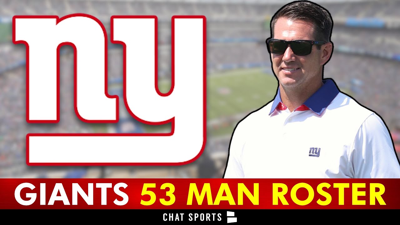 🚨Giants 53-Man Roster REVEALED | Full List Of New York Giants Roster Cuts