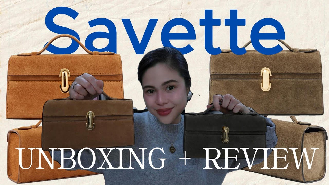 Better than Hermes Mini Kelly!! Double Unboxing: Savette Symmetry Pochette Bag❤️✨