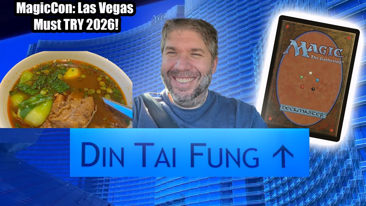 MTG Player visits Must Try Din Tai Fung | Las Vegas Strip!