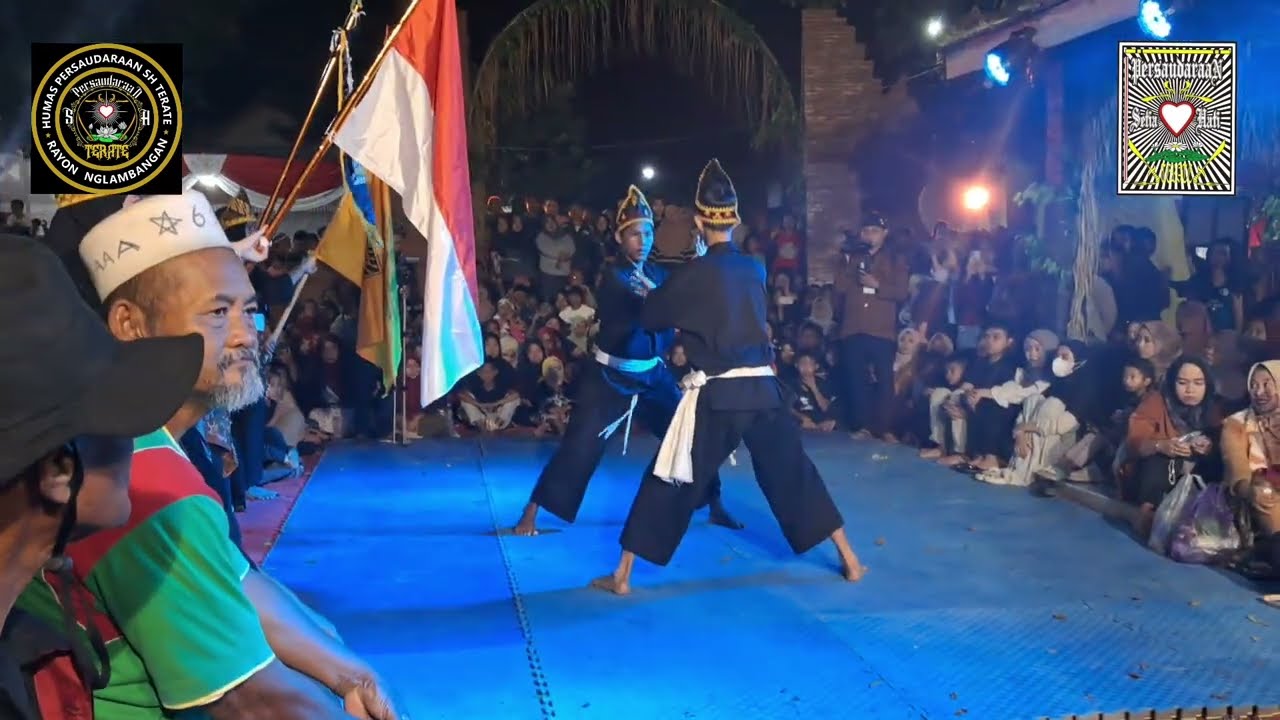 Atlet Pencak Silat SH Terate Nglambangan Unjukkan Kemampuan di hadapan Masyarakat