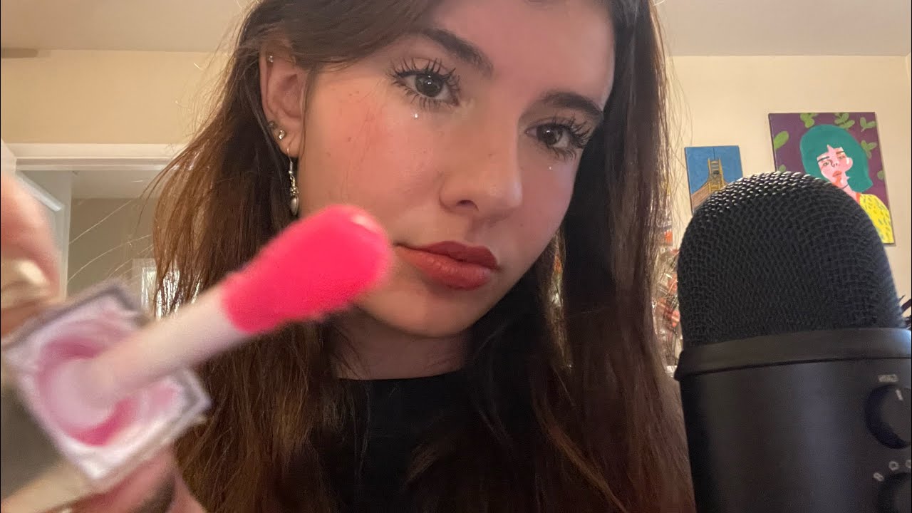 [ASMR] 1 MINUTE MAKEUP 💄(fast+aggresive)
