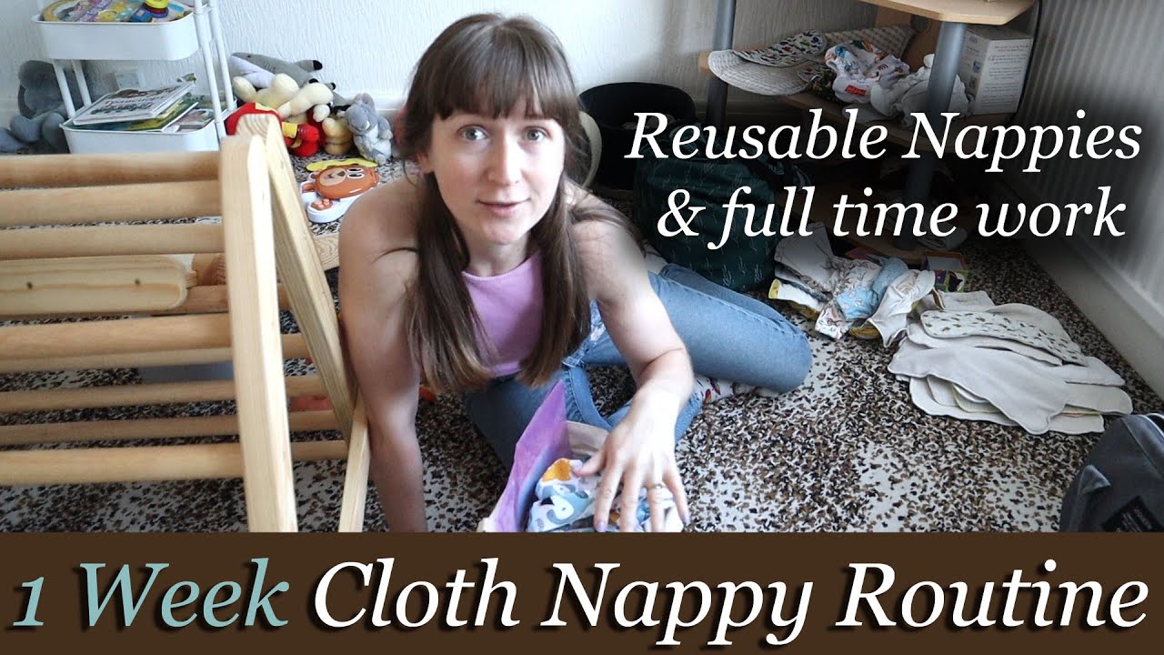 FULL TIME WORK & CLOTH NAPPIES | 1 WEEK ROUTINE | ALINA GHOST