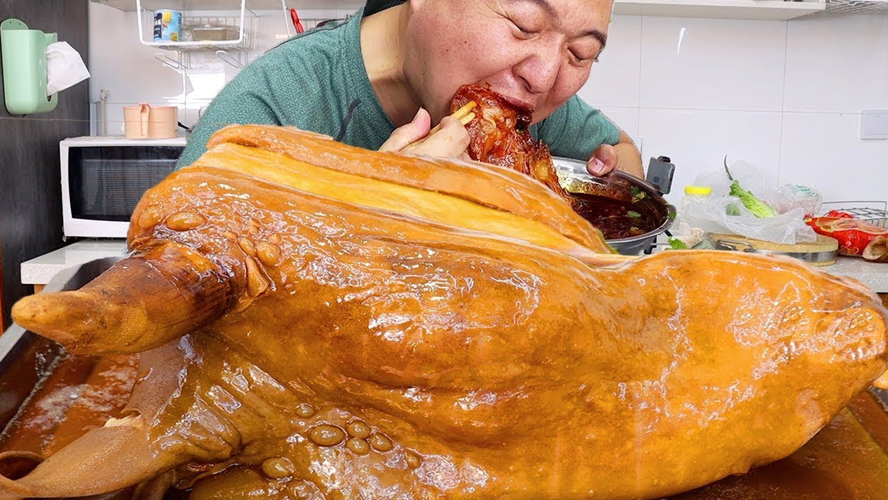 60 кошачьих говяжьих голов, приготовить острую тушеную говяжью голову, острую Q-бомбу!