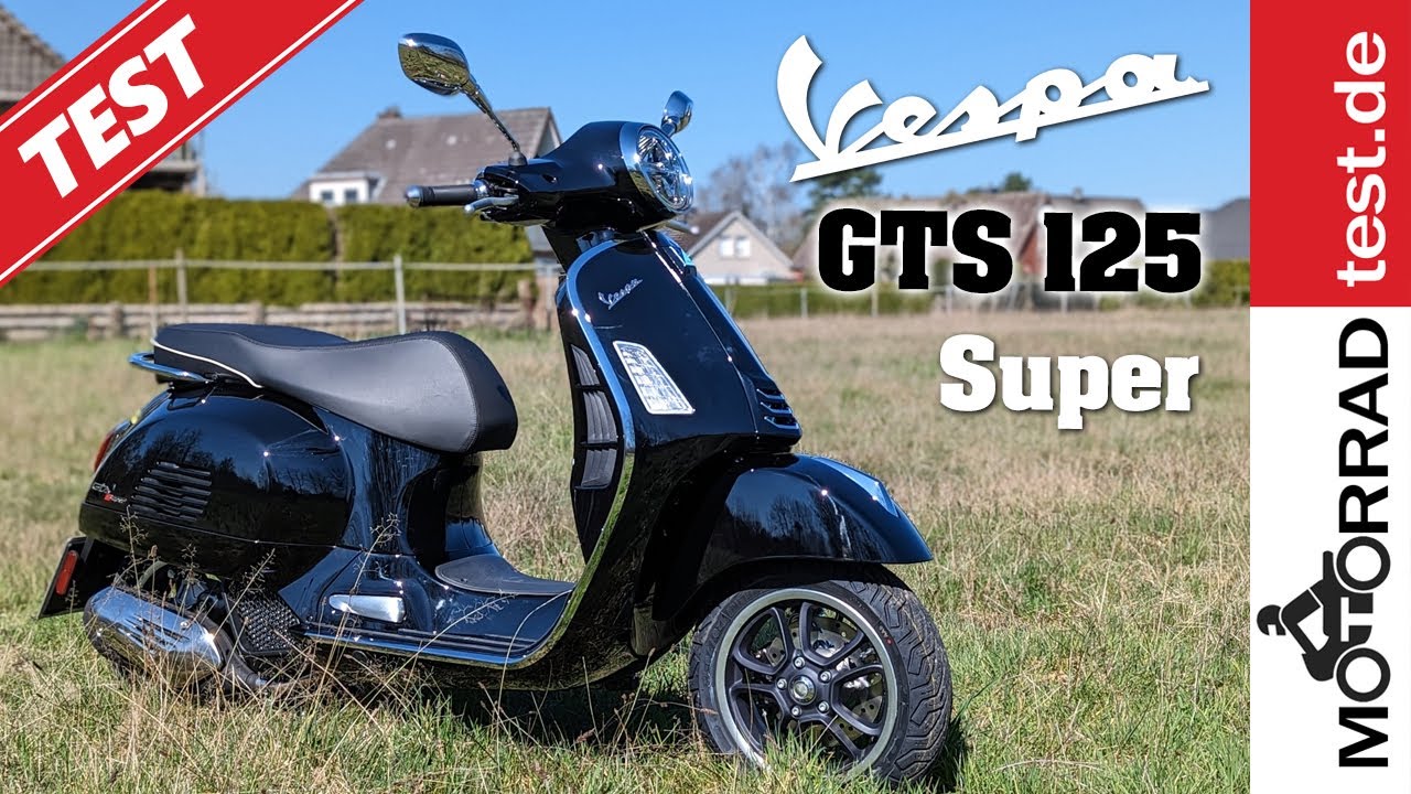 Vespa GTS 125 - Modell 2023 | Test des aktuellen Roller-Bestsellers aus Italien