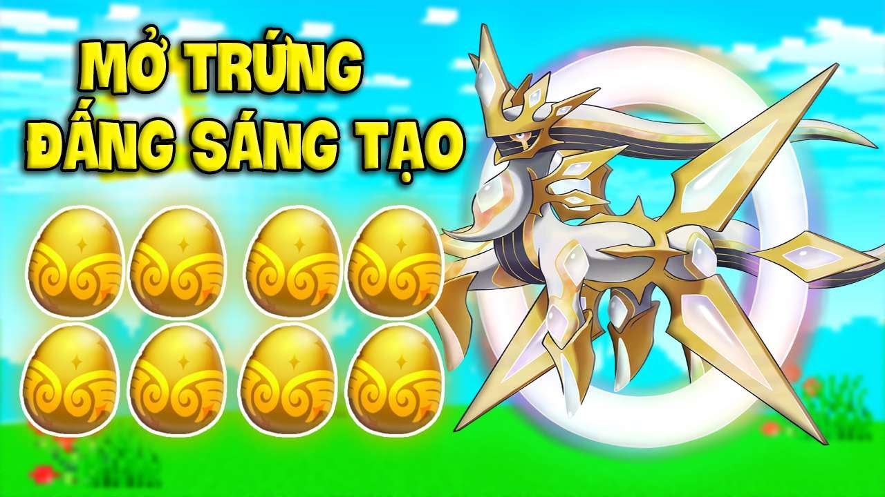 Pokemon Blockman Go - MỞ 40 TRỨNG VÀNG SĂN ĐẤNG SÁNG TẠO VÀ CÁI KẾT QUÁ MAY MẮN TRONG TRAINER ARENA