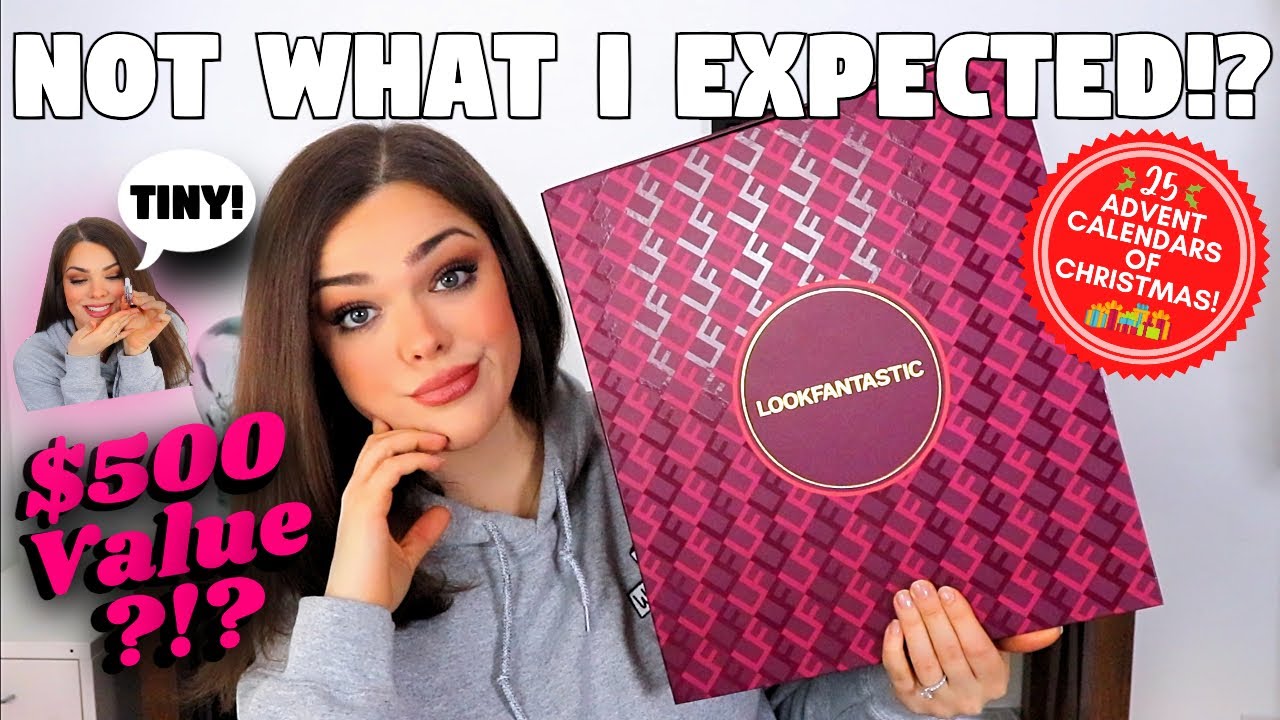I'm Not Mad...JUST DISAPPOINTED!? Look Fantastic Advent Unboxing (25 Calendars of Christmas #10)