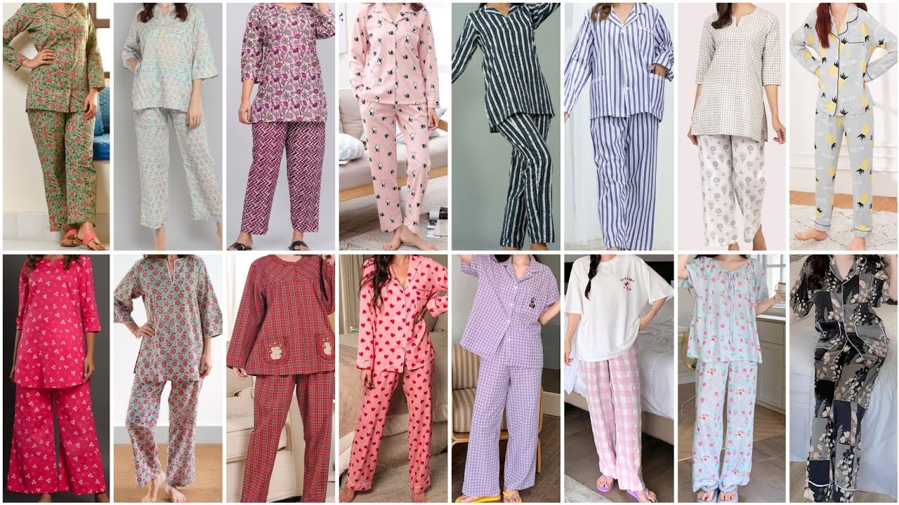 Trendy Night Suit Designs 2026 | Cotton, Satin & Printed Styles