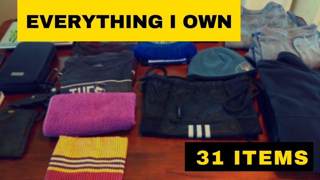 Everything I Own/What's In My Bag - Minimalist Lifestyle