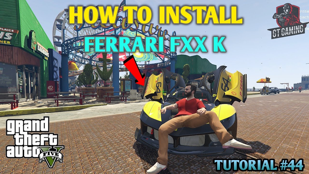 HOW TO INSTALL FERRARI FXX K HYPERCAR | GTA 5 MOD TUTORIAL | #44 | Hindi || By GT GAMING