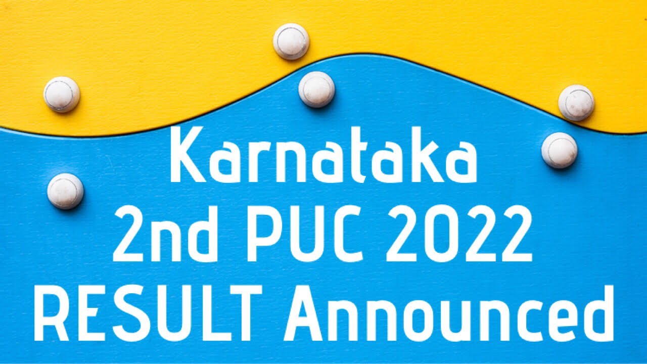 2nd PUC 2022 Result announced