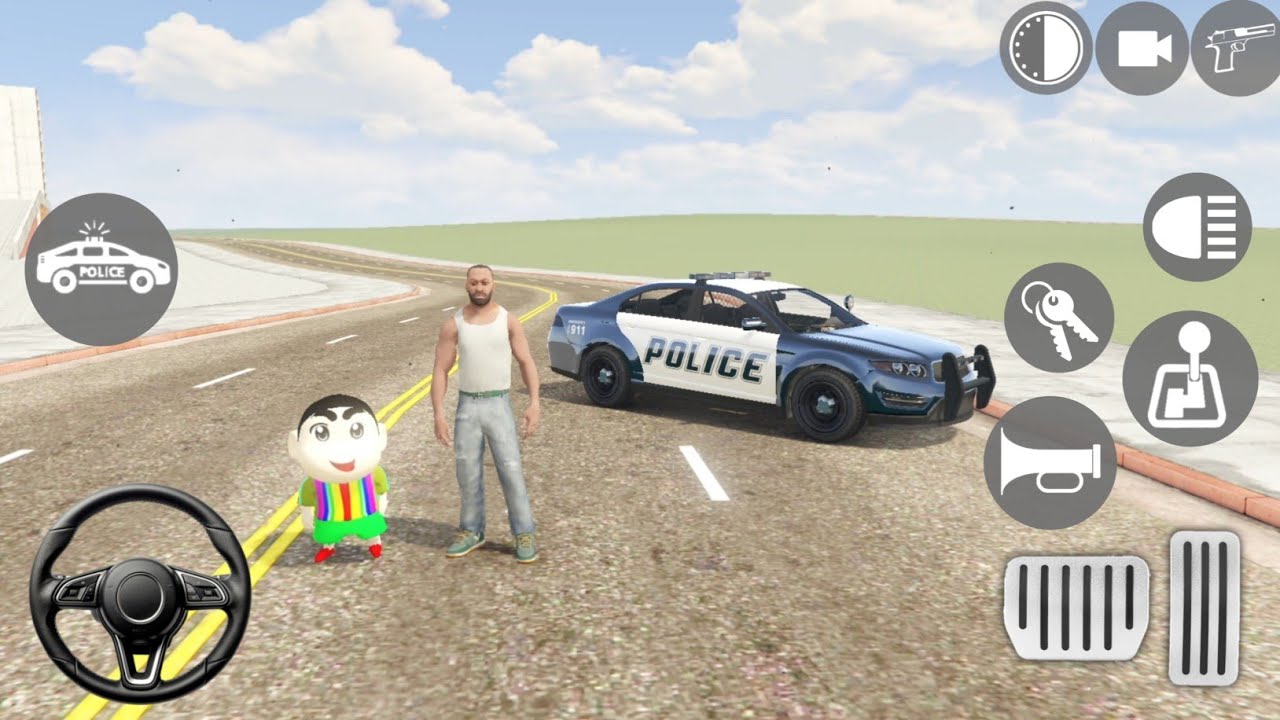 😱 Purchase New Police Car Shinchan - INDIAN BIKE DRIVING 3D
