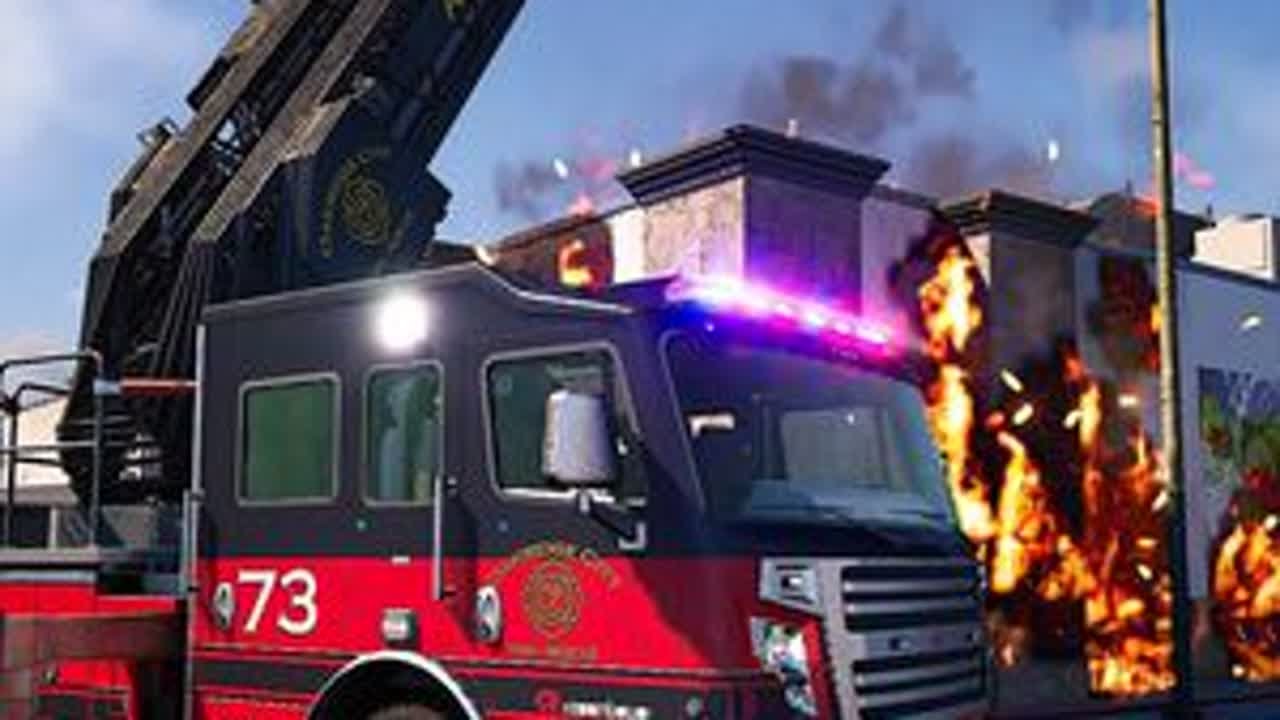 《消防模拟：火苗燃动》处置因燃气爆炸引发的超市火灾 #我在抖音聊游戏 #消防模拟：火苗燃动 #消防模拟 #消防救援 #单机游戏 游戏：消防模拟：火苗燃动《Firefighting Simula...