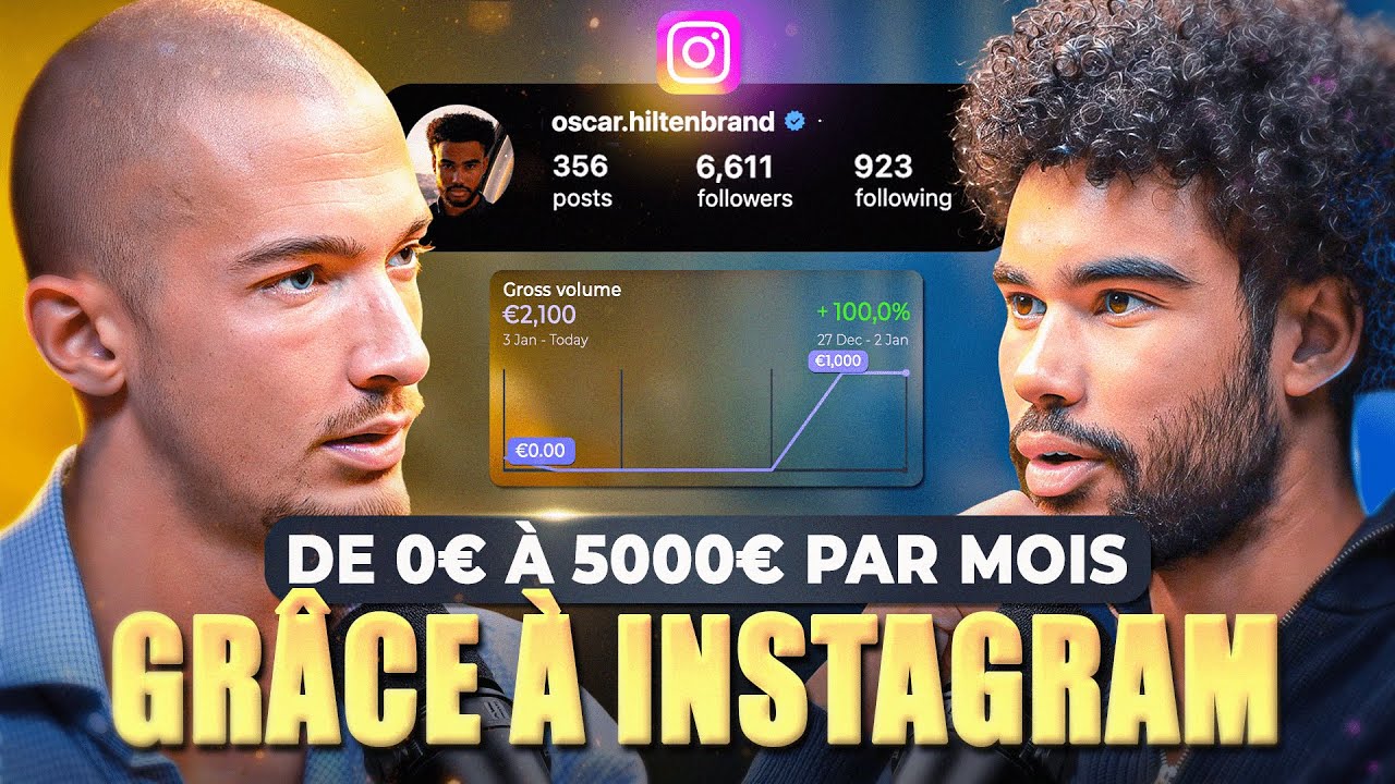 Comment Oscar est passé de 0€ à 5 000€/mois grâce à Instagram (Étude de cas réelle)