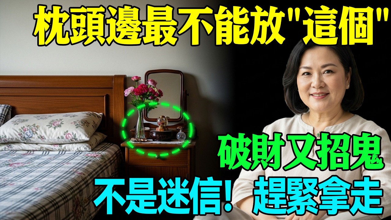 枕頭邊最忌諱放這幾樣東西！破財倒楣是小事，招鬼毀運就麻煩了！趕快檢查你的枕頭邊有沒有！