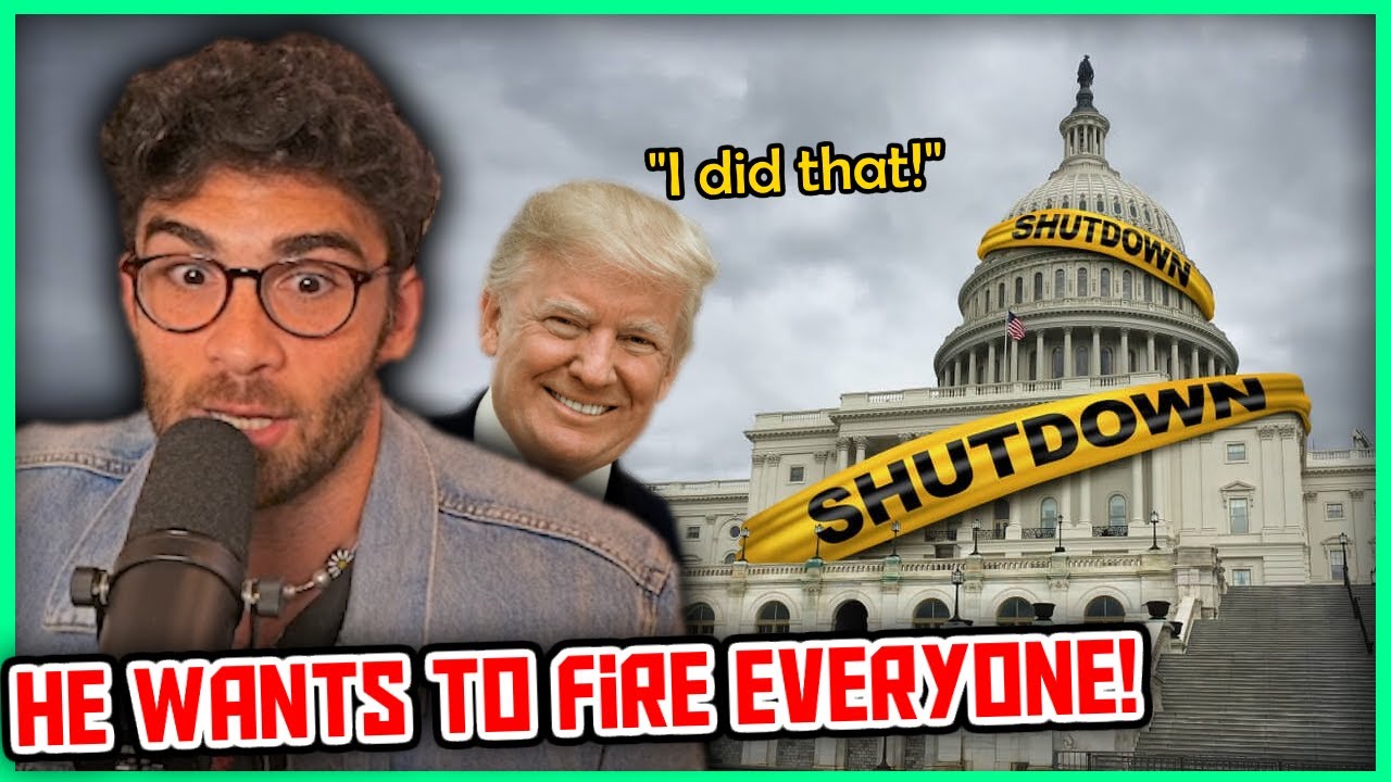 The Government Shut Down: What's Next? | Hasanabi Reacts