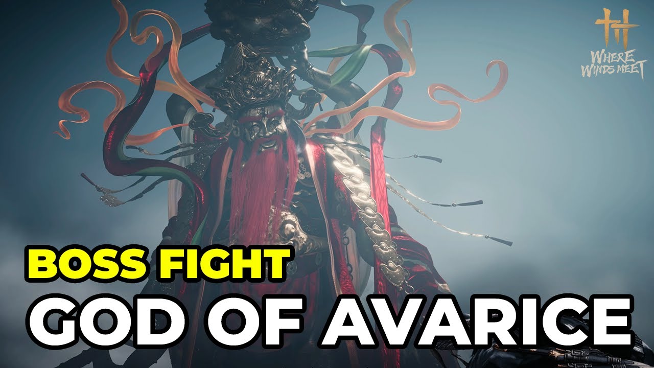 Where Winds Meet – God of Avarice Boss Fight & Cutscenes | Legend (No Commentary | 4K 60FPS)