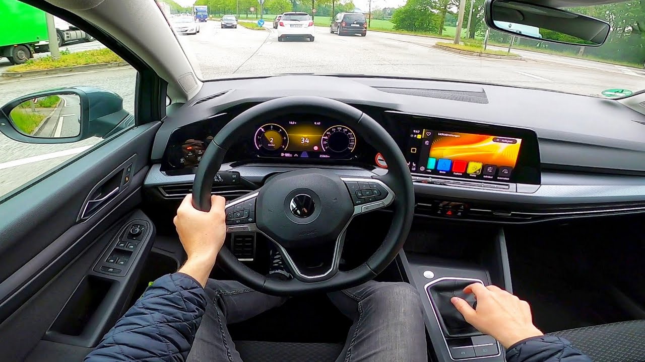 2021 VW Golf 8 2.0 TDI - pov test drive