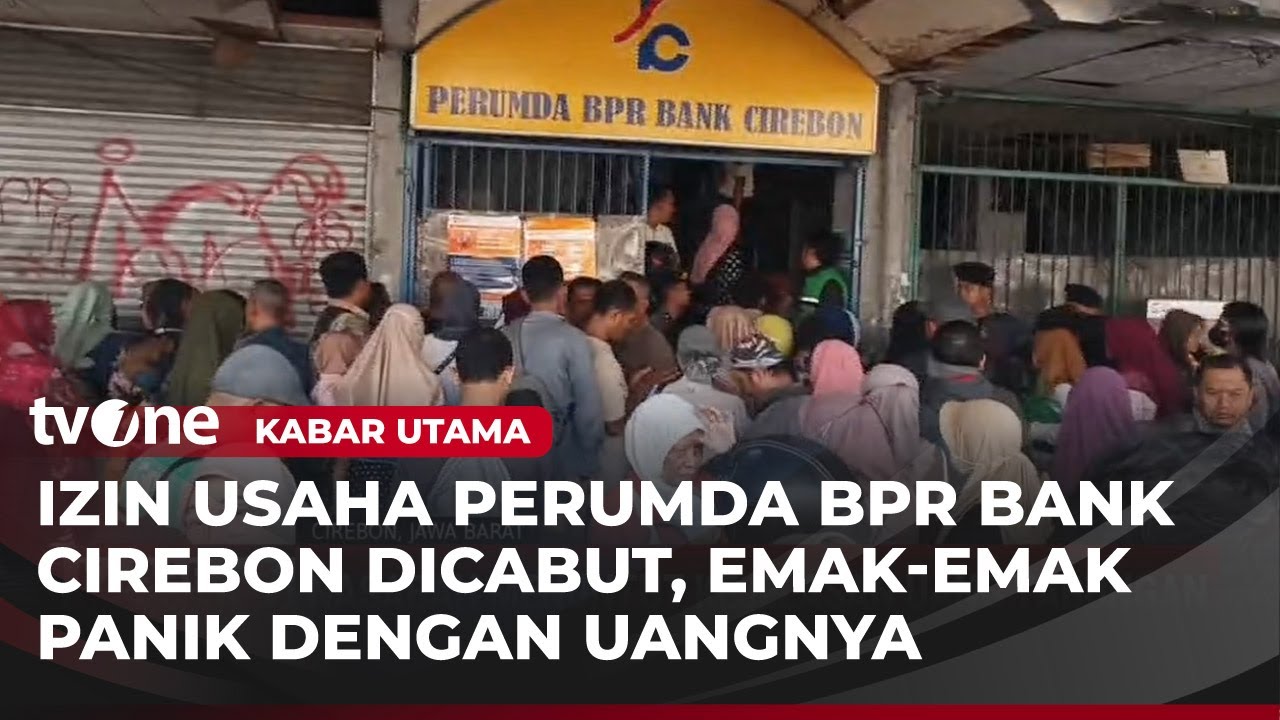 Emak-emak Satroni Perumda BPR Bank Cirebon, Menuntut Kejelasan Uang Tabungan | Kabar Utama
