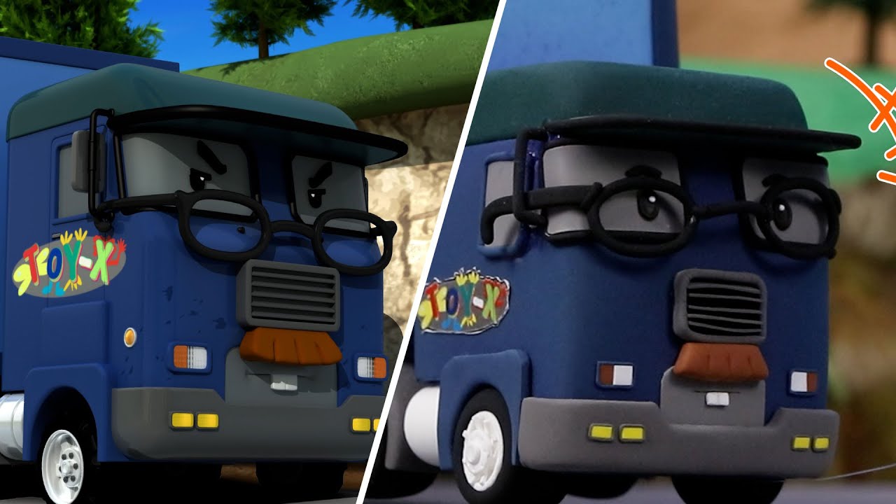 Truck X Ortaya Çıktı! | Gerçek Hayatta POLI | Çocuklar için Oyuncak | Robocar POLI çizgi film