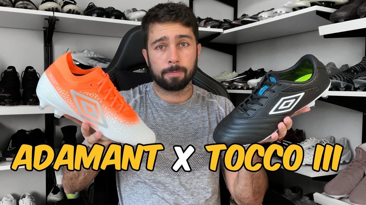QUEM LEVA A MELHOR? - Comparativo entre Umbro Tocco III Premier FG x Umbro Adamant Premier FG