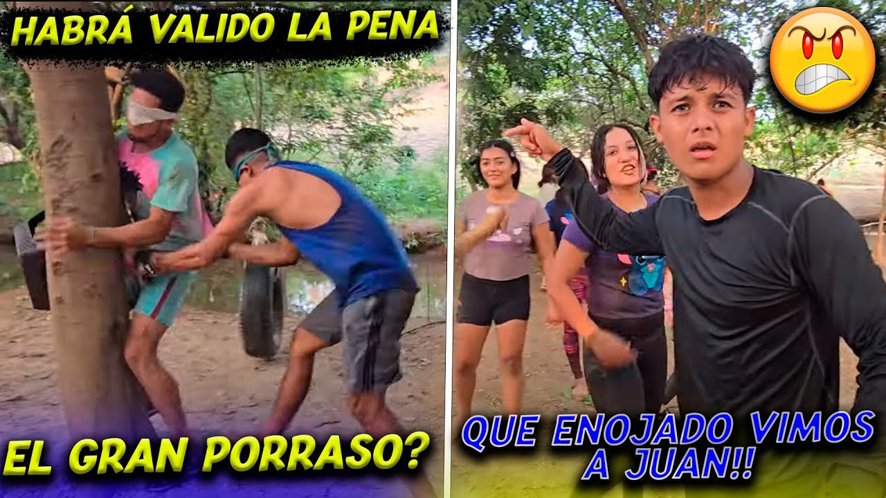 Paterna chocó en el palo por proteger su banquito del Sapo. Juan se enojó con Carmen vean porque.