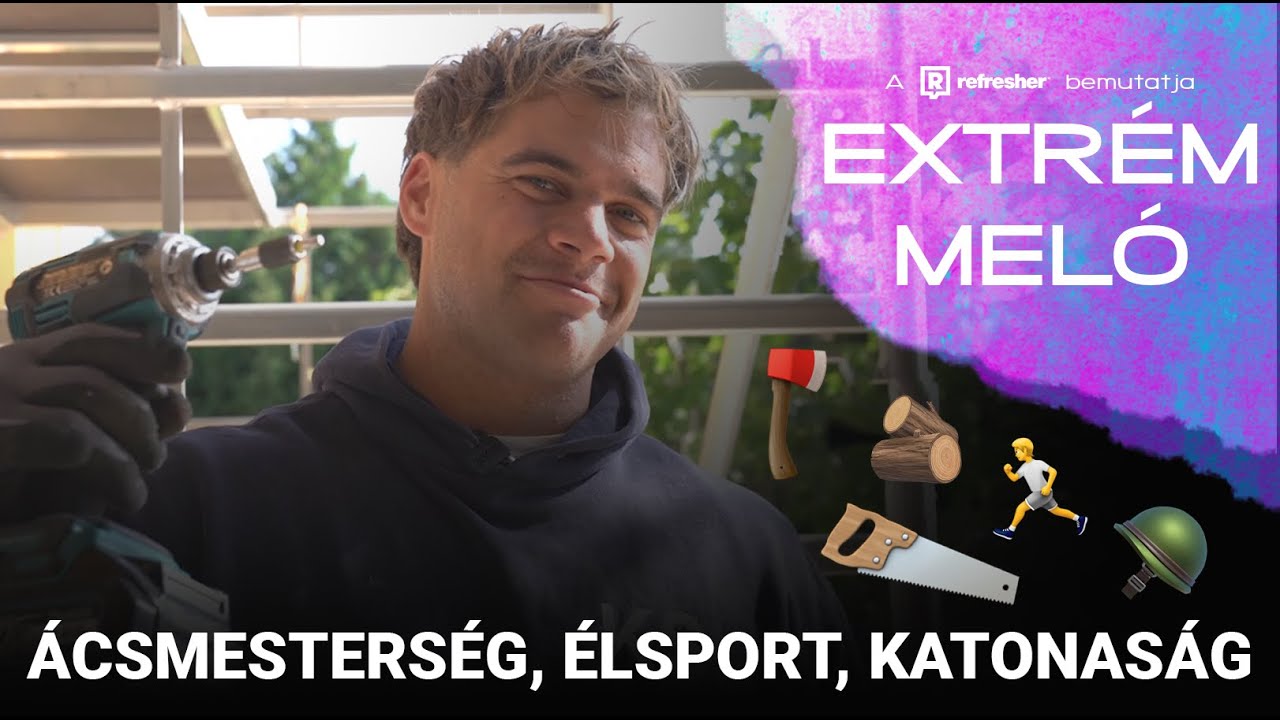Viktor profi kajakosból lett katona, majd ácsmester – ÉLSPORT, TERASZOK, VESZÉLYES HELYZETEK
