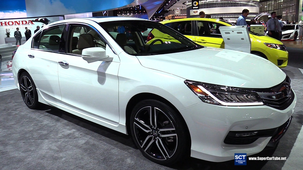2017 Honda Accord V6 Touring - Exterior and Interior Walkaround - 2017 Detroit Auto Show