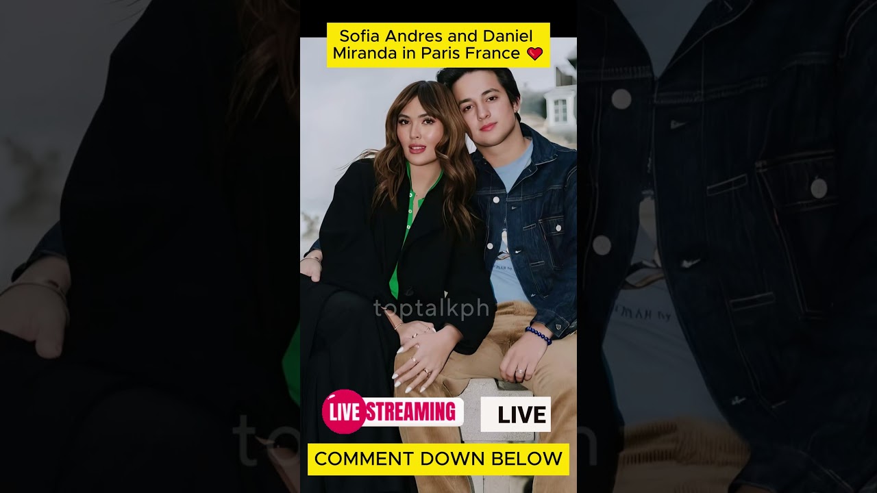 Sofia Andres and Daniel Miranda in Paris France ❤️  #viralvideo  #love  #videoshort