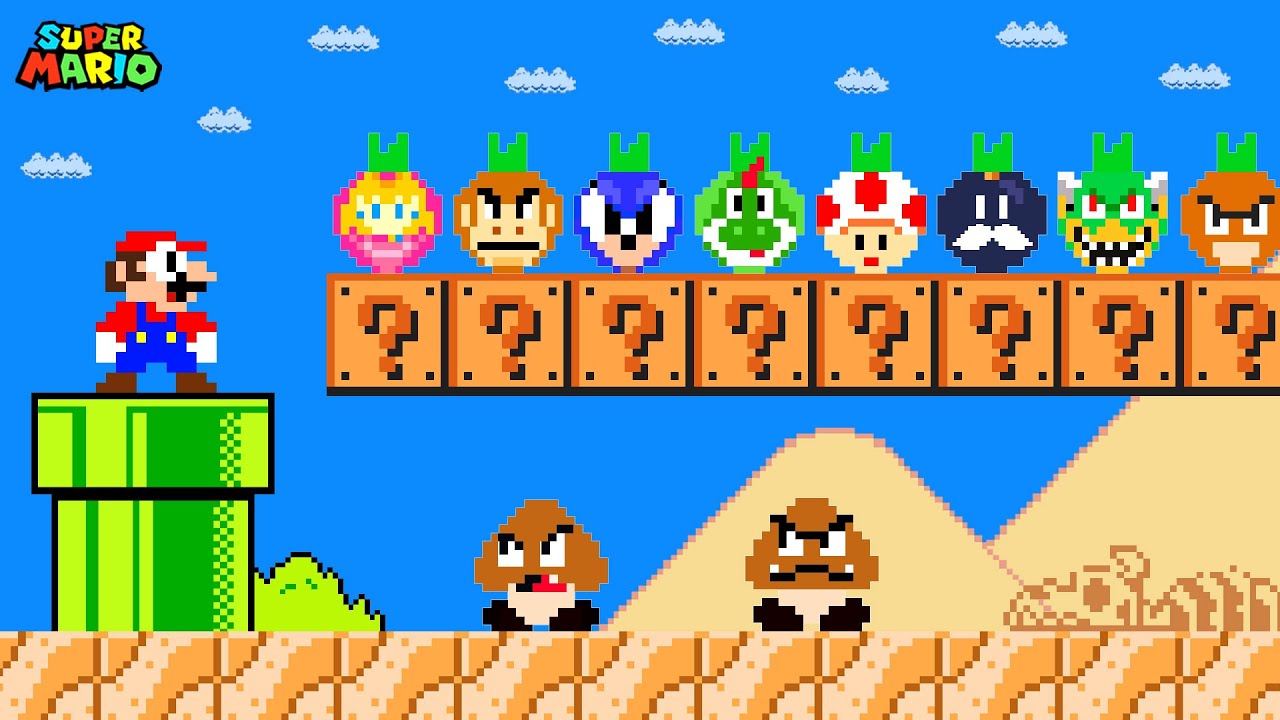 Super Mario Bros. But Mario Harvests MORE Custom Turnip All Character!...