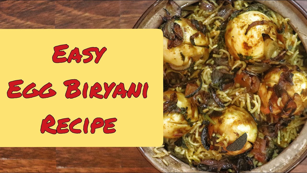 How To Make Biryani In Pressure Cooker | Egg Biryani | Ramadan Special