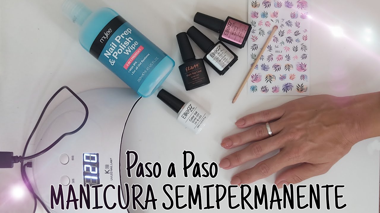 PASO A PASO manicura semipermanente 💅🏼 Productos LOWCOST 👌🏼 AMAZON 🛍️ ALIEXPRESS
