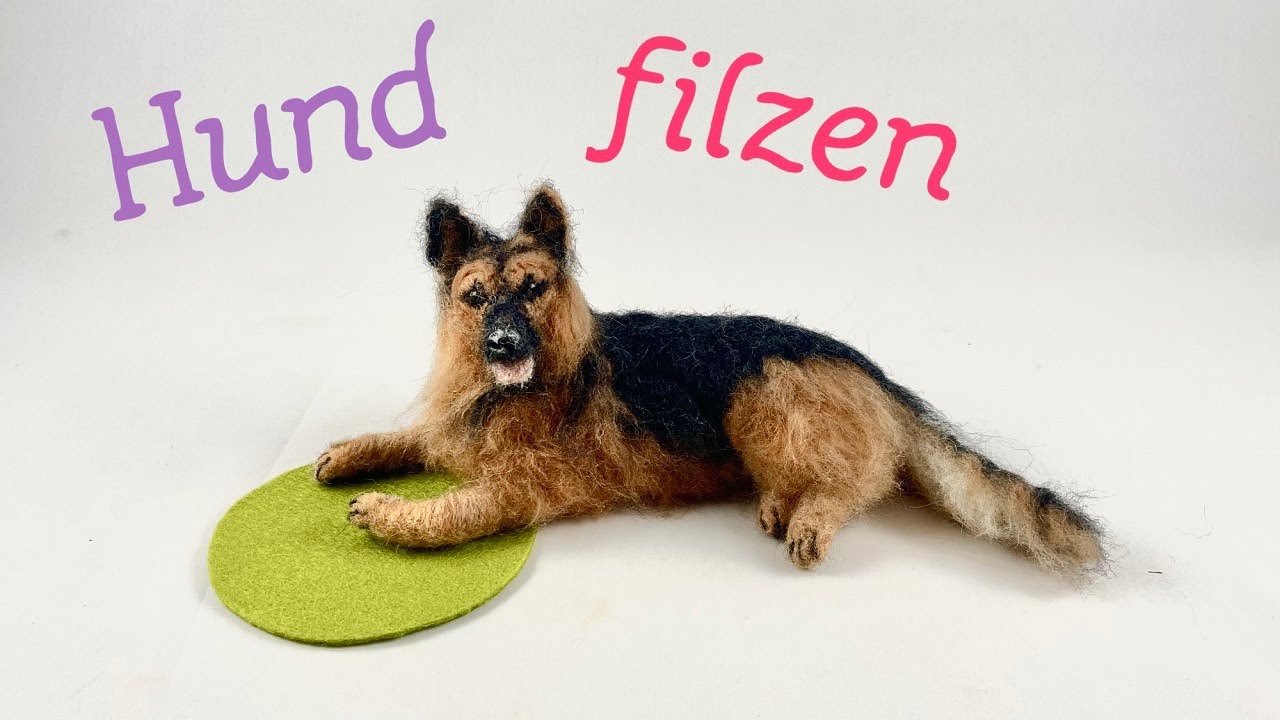 Tierportraits aus Filz-Deinen Hund filzen lassen