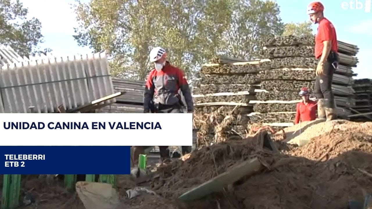 #ERTZAINTA | Trabajo de la Unidad Canina en Valencia en busca de personas. Teleberri (ETB 2)