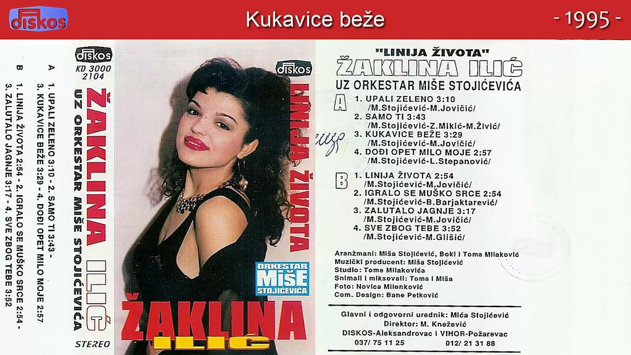 Žaklina Ilić - Linija života - (Audio 1995) - CEO ALBUM