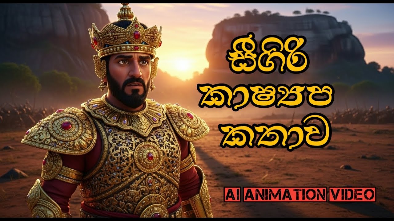 සීගිරි කාශ්‍යප රජුගේ කතාව | Sinhala Ai Animation Video | KathaVerse Ai